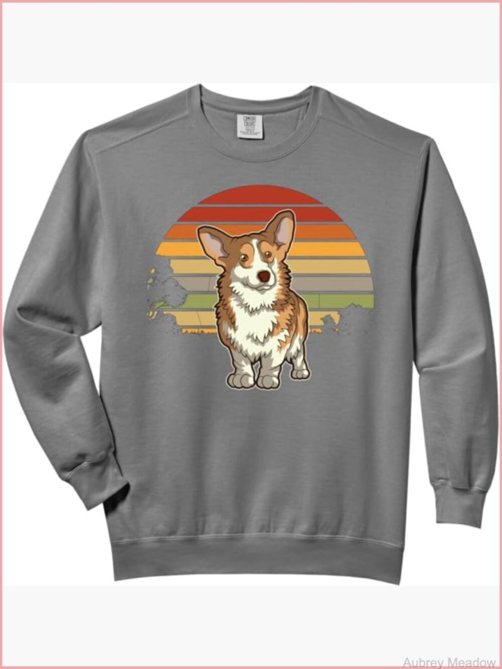 Welsh Corgi Pembroke Cardigan Comfort Colors Sweatshirt